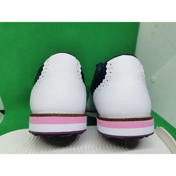 Puma Avant 379465-02 Puma White/Deep Navy Women Spikeless Golf Shoes Size 8.5 - Picture 15 of 16